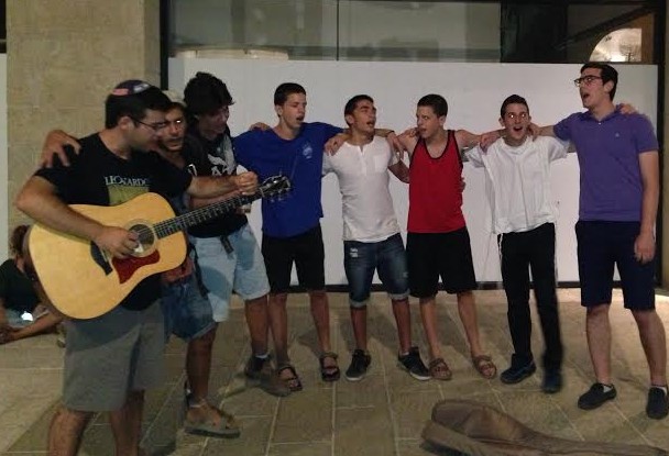My friends that I study with pray together while I play the guitar. The bond we have developed is indescribable.